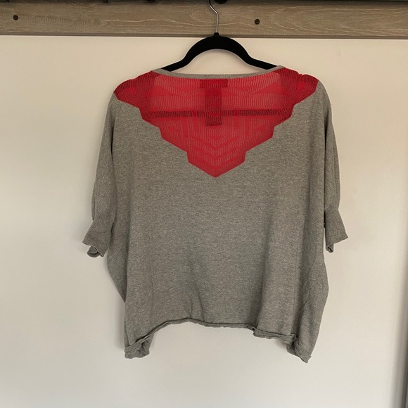 🎄 Material Girl Grey Shrug Size M - Picture 3 of 3